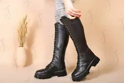 کفش بوت بلندچرم مجلسی زنانهds00370
