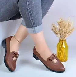 کفش چرم مجلسی زنانهdk00123