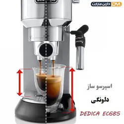 اسپرسو ساز دلونگی DEDICA EC685 ( با تخفیف ویژه ) دارین مارکت