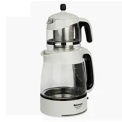 چای ساز دلمونتی مدل DL400 [سفید - نقره ای] | با توان 2000 وات| دارین مارکت