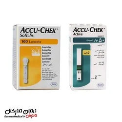 نوار تست قند خون آکیوچک اکتیو به همراه 100 عدد سوزن