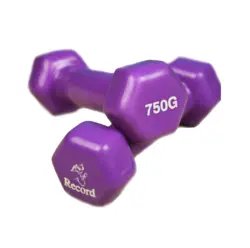دمبل ایروبیک بانوان روکش دار 750 گرمی(2 عددی) - کالای ورزشی دروازه مارکت