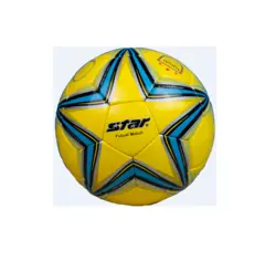 توپ فوتبال استار زرد سالنی سایز4