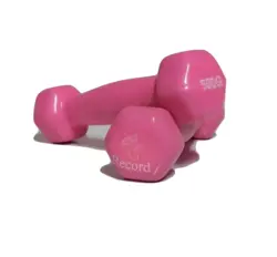 دمبل ایروبیک بانوان روکش دار نیم کیلویی(2 عددی) - کالای ورزشی دروازه مارکت