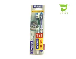 مسواک تریزا سری SUPER PROMO مدل Pro vital Extra با برس نرم بسته 2 عددی
