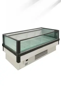 یخچال خوابیده مدل زاگرس پلاس سه طرف شیشه