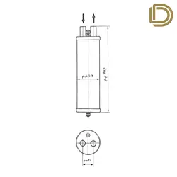 اویل سپراتور 7/8 جوشی او اند اف مدل F-5203 - گروه صنعتی دی