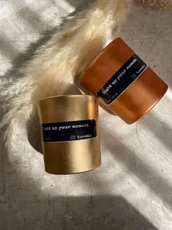 شمع شات رنگي با وكس سويا