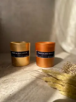 شمع شات رنگي با وكس سويا