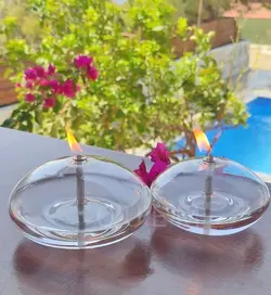 شمع پیرکسی شارژی طرح عدسی