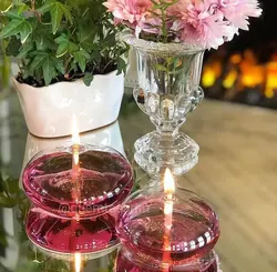 شمع پیرکسی شارژی طرح عدسی