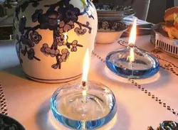 شمع پیرکسی شارژی طرح عدسی