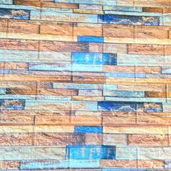 دیوارپوش فومی پشت چسبدار طرح Bk27