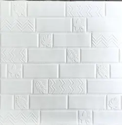 دیوارپوش فومی پشت چسبدار طرح Bk6