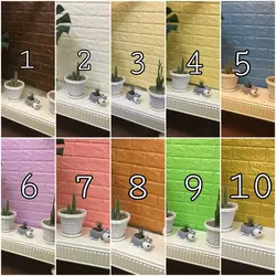 دیوارپوش فومی طرح بلوک مربع