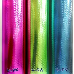 برچسب pvc طرح آلومینیوم رنگی کد 6024/6028/6027