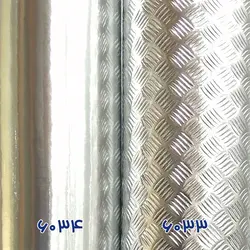 برچسب pvc طرح آلومینیوم کد 6034
