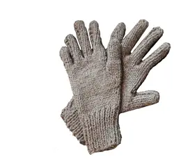 ست شال و کلاه و دستکش دستبافت زنانه مدل گیسو