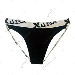 شورت مردانه فانتزی لامبادا اسلیم مشکی - فروشگاه دلنسی- برند xuba با کیفیت و خاص