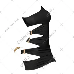 پیراهن کوتاه رومی بغل چاک چاک