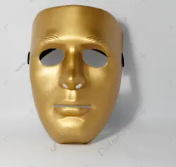 نقاب مردانه طلایی مجلسی