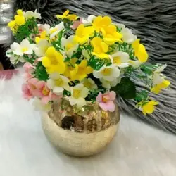گلدان شیشه ای مدل توپی