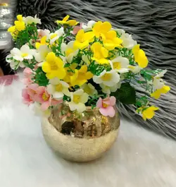 گلدان شیشه ای مدل توپی