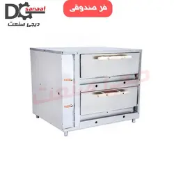 فر پیتزا صندوقی 12 بشقاب دو طبقه | خرید به قیمت تولیدی | دیجی صنعت