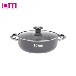 تابه لاوان مدل تیتان درب شیشه ای سایز 18 در دیدارمارکت ،