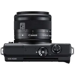 دوربین عکاسی کانن Canon EOS M200 Mirrorless Camera with 15-45mm Lens (Black)