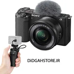 دوربین سونی همراه با دسته گریپ Sony ZV-E10 kit 16-50mm