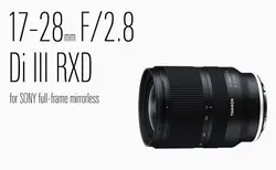 لنز تامرون Tamron 17-28mm F2.8 Di III RXD