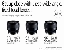 لنز تامرون Tamron 20mm f/2.8 Di III OSD M 1:2 Lens for Sony E