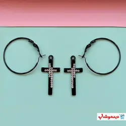 گوشواره صلیب کد 0187 - فروشگاه اینترنتی دیدموشاپ