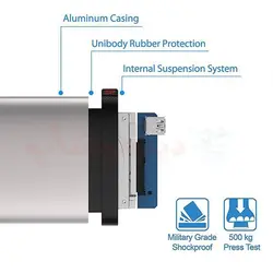 هارد اکسترنال 1 ترابایت سیلیکون پاور مدل A85 - فروشگاه اینترنتی دیدموشاپ