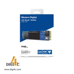 هارد اس اس دی اینترنال Western Digital 500GB WD Blue SN550 NVMe Internal SSD WDS500G2B0C