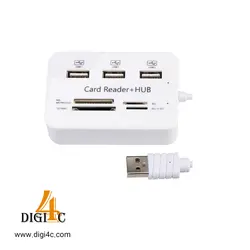 هاب USB3.0/3.1+ کارت ریدر