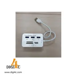 هاب USB3.0/3.1+ کارت ریدر