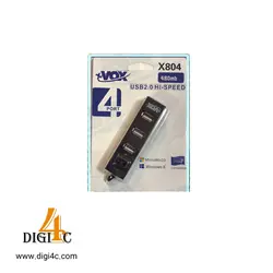 هاب ۳پورت USB 2.0 ایکس ووکس مدل X804
