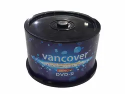 باکس دی وی دی خام ۵۰ عددی ونکوور – Vancover 4.7GB DVD-R