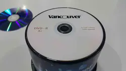 باکس دی وی دی خام ۵۰ عددی ونکوور – Vancover 4.7GB DVD-R