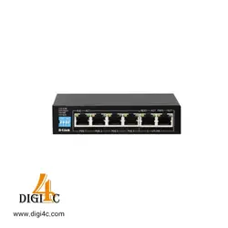 سوئیچ 6 پورت گیگابیتی و دسکتاپ دی لینک مدل DeS-F1006P-E