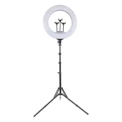 رینگ لایت RL-18 Ring Light With light stand به همراه پایه