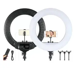 رینگ لایت RL-18 Ring Light With light stand به همراه پایه