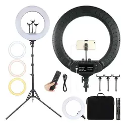 رینگ لایت RL-18 Ring Light With light stand به همراه پایه