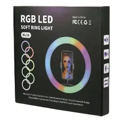 رینگ لایت LED Ring Light MJ36 RGB