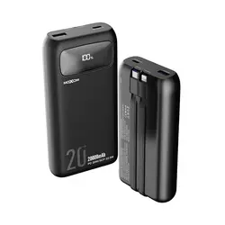 پاوربانک موکسوم مدل MX-PB70 ظرفیت 20000 میلی آمپر ساعت - دیجی آرکی