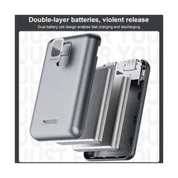 پاوربانک یسیدو مدل YP47 ظرفیت 20000 میلی آمپر ساعت