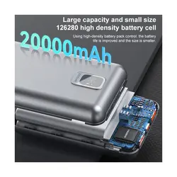 پاوربانک یسیدو مدل YP47 ظرفیت 20000 میلی آمپر ساعت