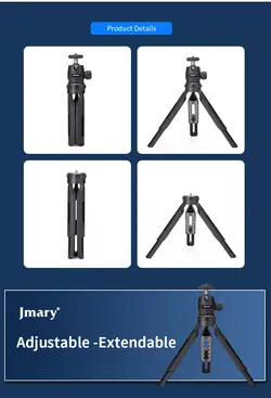 سه پایه رومیزی جیماری JMARY MT-30 به همراه هولدر